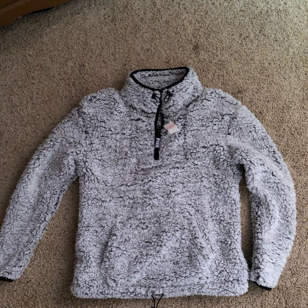 Pink shepra quarter zip.